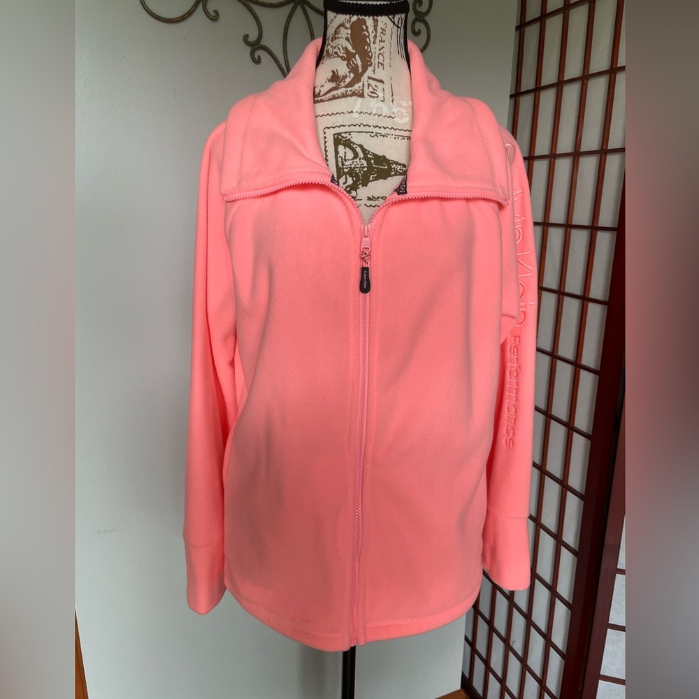 Calvin Klein  Performance Women's Coral Fleece Jacket, Size L